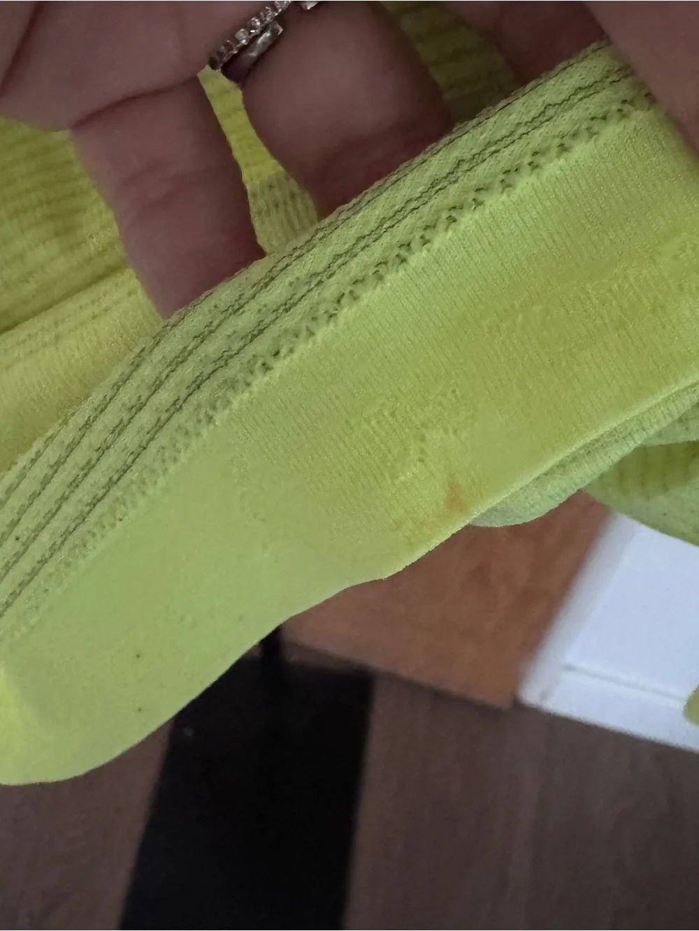 Lululemon Swiftly Tech Long Sleeve Top - Neon Yellow women 8